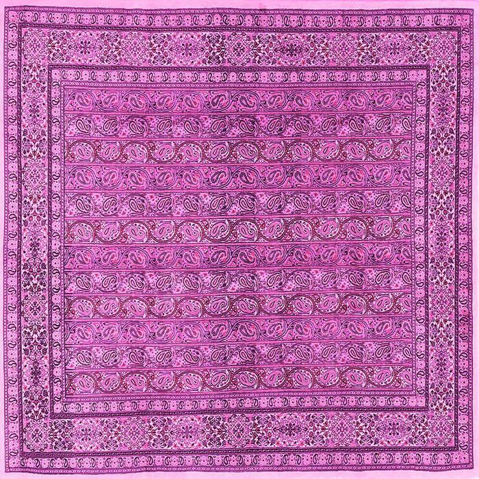 Square Persian Pink Traditional Rug, tr2267pnk