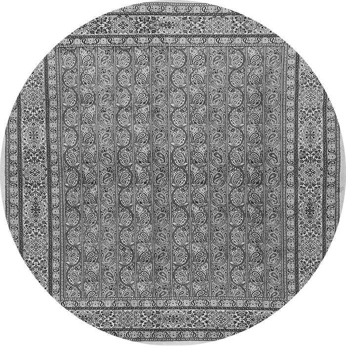 Square Persian Gray Traditional Rug, tr2267gry