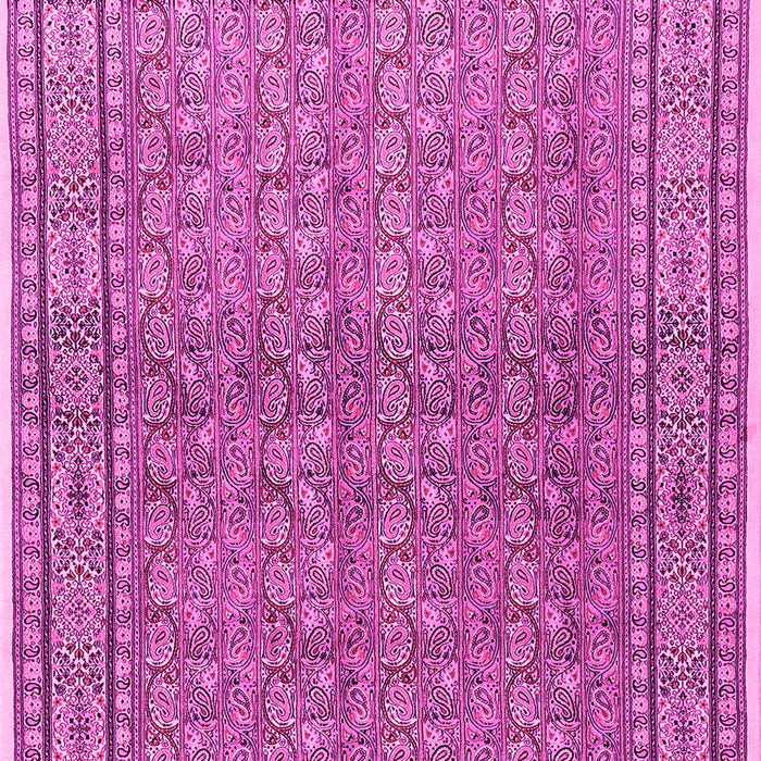 Machine Washable Persian Pink Traditional Rug, wshtr2267pnk