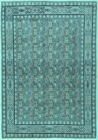 Persian Light Blue Traditional Rug, tr2267lblu