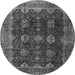 Square Persian Gray Traditional Rug, tr2268gry