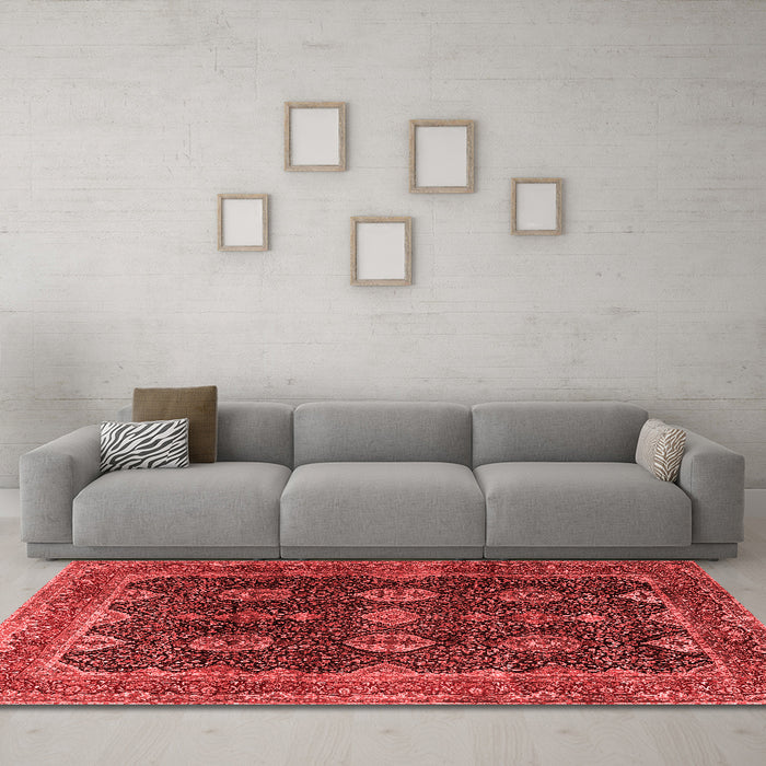 Traditional Red Washable Rugs