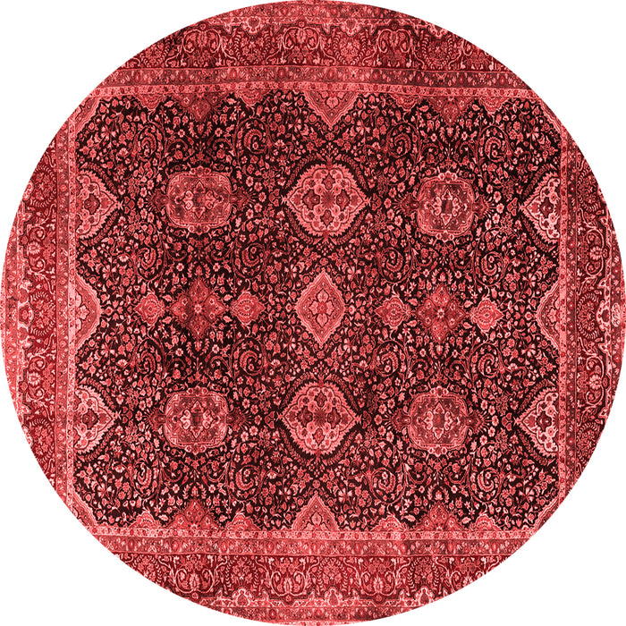 Machine Washable Persian Red Traditional Rug, wshtr2268red