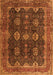 Persian Orange Traditional Rug, tr2268org