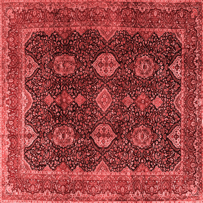 Machine Washable Persian Red Traditional Rug, wshtr2268red