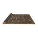Sideview of Traditional Dark Almond Brown Persian Rug, tr2269
