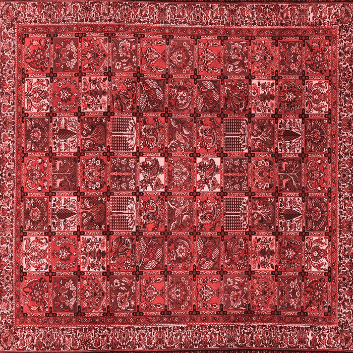 Machine Washable Persian Red Traditional Rug, wshtr2269red
