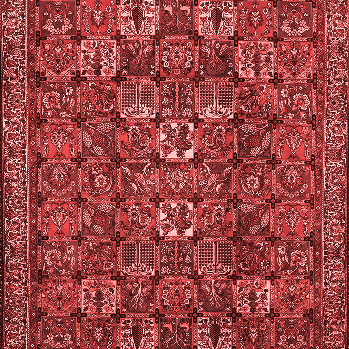 Machine Washable Persian Red Traditional Rug, wshtr2269red