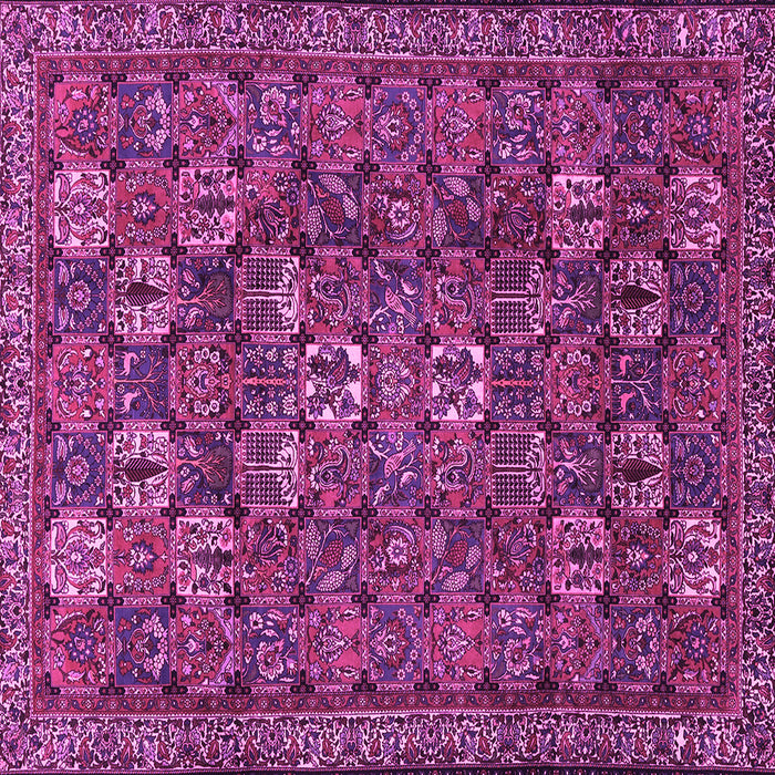 Square Persian Pink Traditional Rug, tr2269pnk