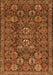 Persian Orange Traditional Rug, tr2269org