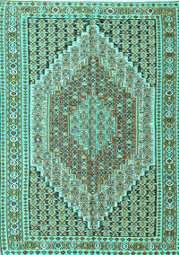 Persian Turquoise Traditional Rug, tr226turq