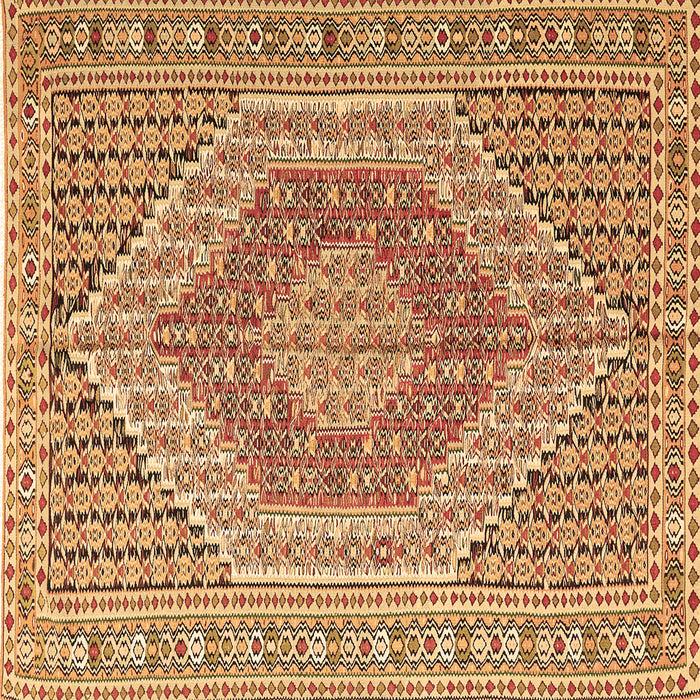 Square Persian Brown Traditional Rug, tr226brn