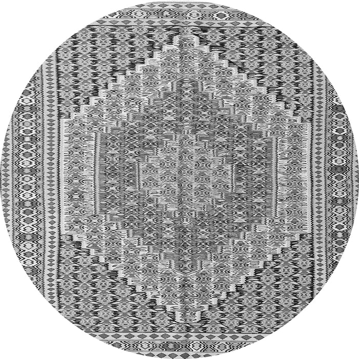 Machine Washable Persian Gray Traditional Rug, wshtr226gry