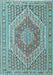 Machine Washable Persian Light Blue Traditional Rug, wshtr226lblu