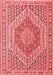 Persian Red Traditional Area Rugs