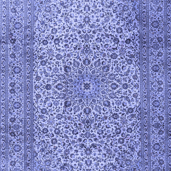 Machine Washable Persian Blue Traditional Rug, wshtr2270blu