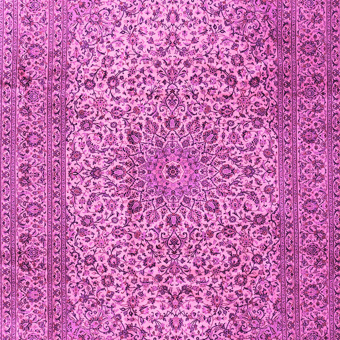Machine Washable Persian Pink Traditional Rug, wshtr2270pnk