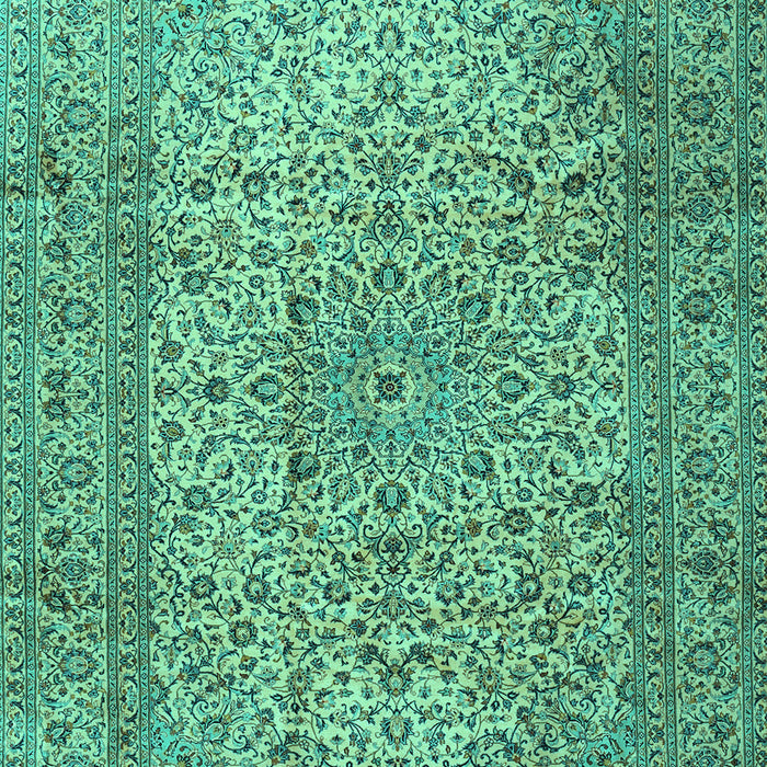 Machine Washable Persian Turquoise Traditional Area Rugs, wshtr2270turq