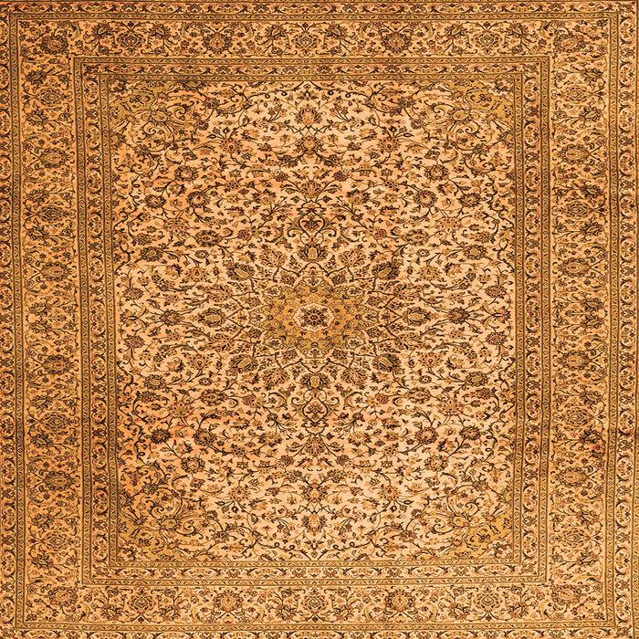 Serging Thickness of Persian Orange Traditional Rug, tr2270org