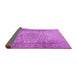 Sideview of Persian Purple Traditional Rug, tr2270pur