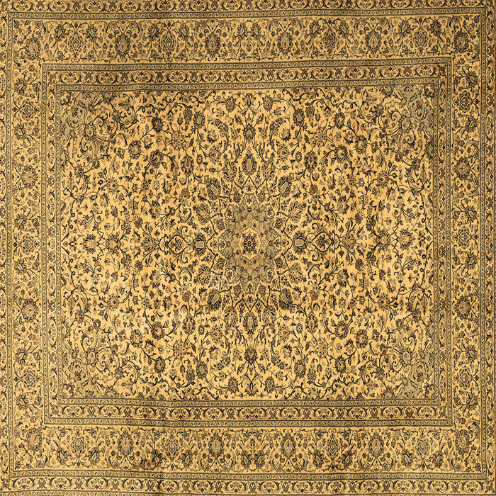 Square Persian Brown Traditional Rug, tr2270brn