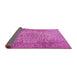 Sideview of Persian Pink Traditional Rug, tr2270pnk