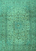 Persian Turquoise Traditional Rug, tr2270turq