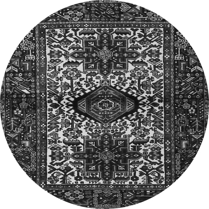 Square Persian Gray Traditional Rug, tr2271gry