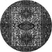Square Persian Gray Traditional Rug, tr2271gry