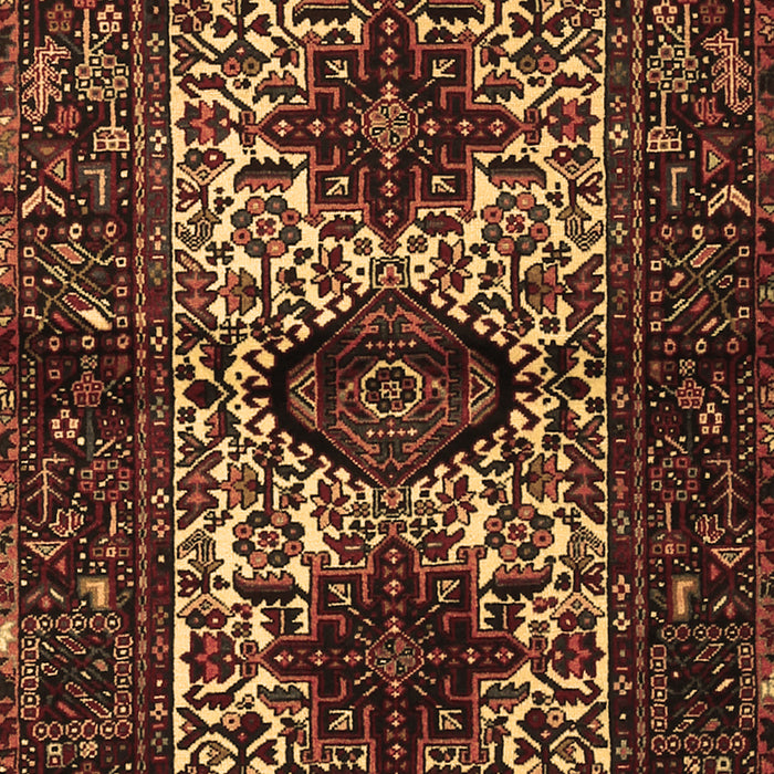 Machine Washable Persian Brown Traditional Rug, wshtr2271brn