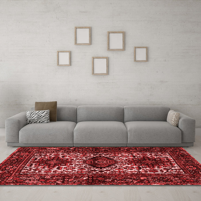 Traditional Red Washable Rugs
