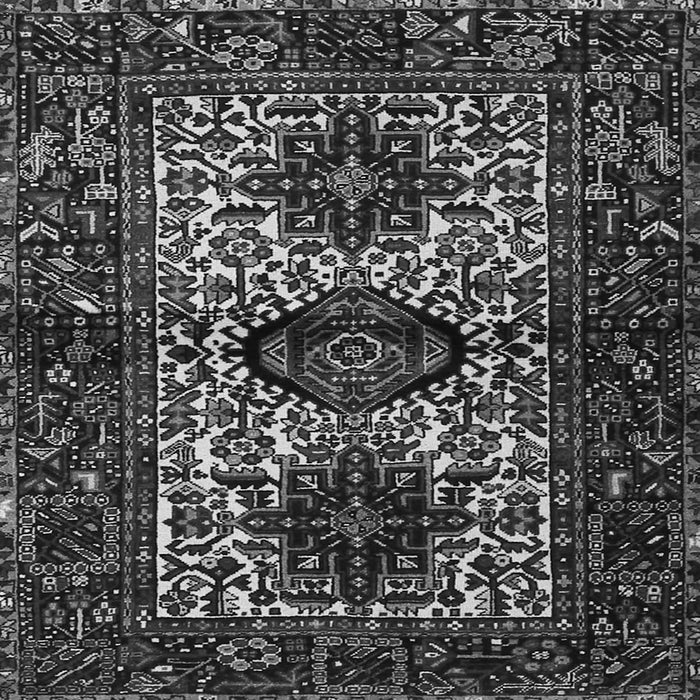 Serging Thickness of Persian Gray Traditional Rug, tr2271gry