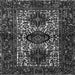 Serging Thickness of Persian Gray Traditional Rug, tr2271gry