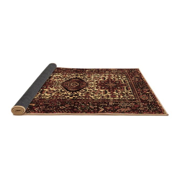 Sideview of Persian Brown Traditional Rug, tr2271brn