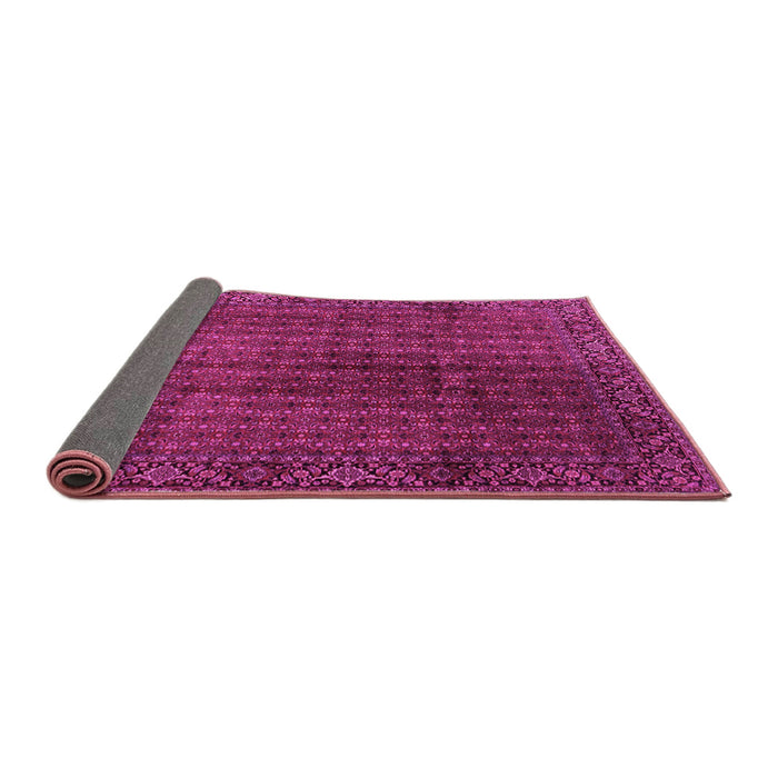 Sideview of Persian Pink Traditional Rug, tr2272pnk
