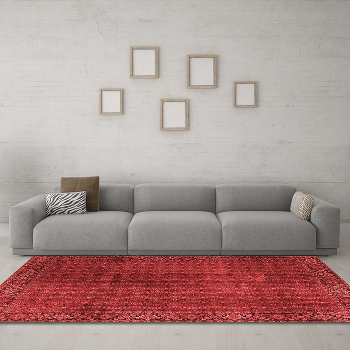 Traditional Red Washable Rugs