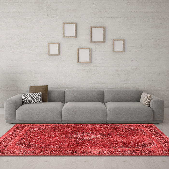 Traditional Red Washable Rugs