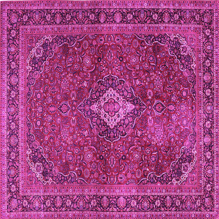 Square Persian Pink Traditional Rug, tr2273pnk
