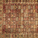 Square Persian Brown Traditional Rug, tr2274brn