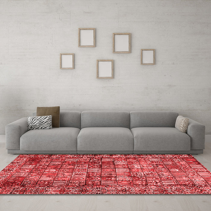 Traditional Red Washable Rugs