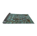 Sideview of Persian Light Blue Traditional Rug, tr2274lblu