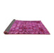 Sideview of Persian Pink Traditional Rug, tr2274pnk