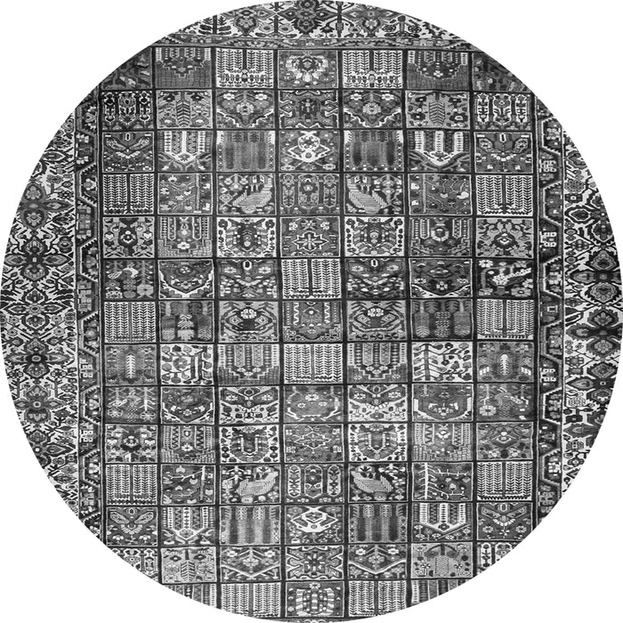 Square Persian Gray Traditional Rug, tr2274gry