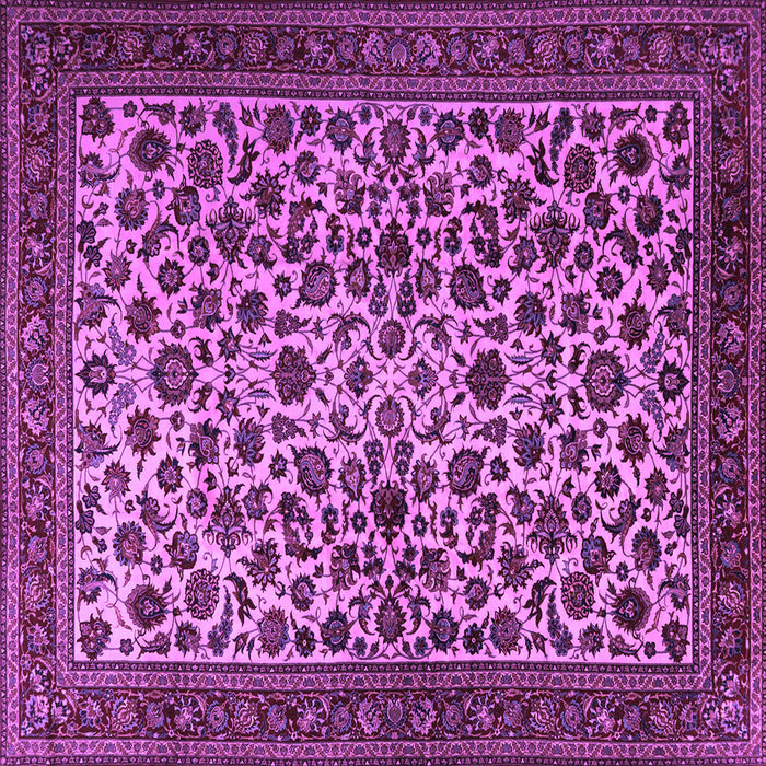 Square Persian Purple Traditional Rug, tr2275pur