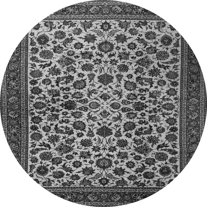 Machine Washable Persian Gray Traditional Rug, wshtr2275gry