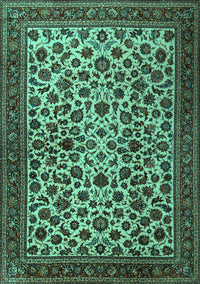 Persian Turquoise Traditional Rug, tr2275turq