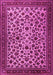 Machine Washable Persian Pink Traditional Rug, wshtr2275pnk