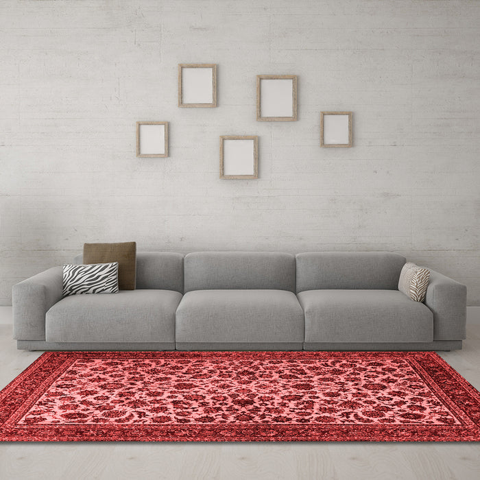 Traditional Red Washable Rugs
