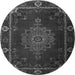 Square Persian Gray Traditional Rug, tr2276gry