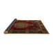 Sideview of Persian Brown Traditional Rug, tr2276brn
